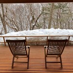 藤井荘 - 部屋からのテラス