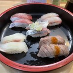 廻転寿司 海鮮 - 地魚ランチ　1100円