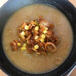 ラーメン大将 - デフォに白ネギの辛味噌炒めを乗せただけ