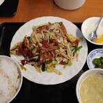 中国料理 東昇餃子楼 - 野菜レーバー炒め定食