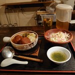 黒猫夜 - 肉団子土鍋ご飯③