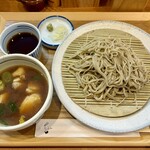 蕎麦切りむら多 - 焦がしかしわせいろ