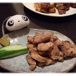 鳥作 - 地鶏の塩焼き