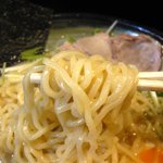 俄然モンゴリ庵 - 自家製中太麺