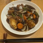 円喜家 - 黒酢の酢豚