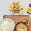 春美食堂 - 料理写真:イワシ・アジ定食　850円　
千円で会計。お釣りと共に飴ちゃん貰いました。
UHA味覚糖の純露です！懐かしい〜！