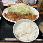 居酒食堂 わ楽 - ガリバタポーク定食 (1,200円)