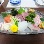 魚河し居魚亭 - 刺身盛り（有明丸1人前）
