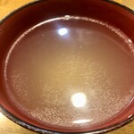 日乃屋カレー - 無料の玉子スープ