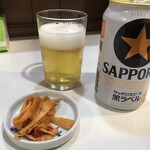 Tachigui Soba Mamefuku - 缶ビール　380円