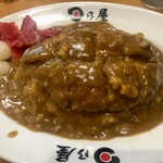 日乃屋カレー - ラッキョと福神漬けを纏って