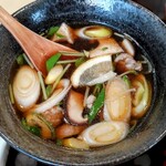 江戸蕎麦 一輪草 - 鴨出汁＋レモン