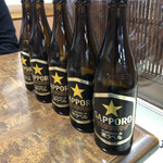 中華飯店憩松苑 - 瓶ビールは黒ラベル