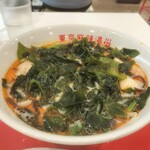 薬膳スープ春雨専門店 東京麻辣湯 - 麻辣湯スープ3辛中華麺