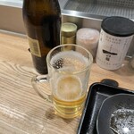 佐賀ふもと赤鶏 酒場 高しな - 瓶ビール　サッポロ　¥1000‼︎  高っ