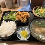 Saga Fumoto Akadori Sakaba Takashina - 日替わり定食　油淋鶏　¥780