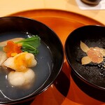 銀座 しのはら - 伊勢海老の唐揚げと車麩