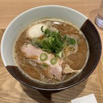 ラーメンWalkerキッチン - なるめん 味玉豚骨魚介ラーメン