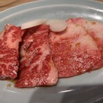 Nikunoten Zan - 量は少ないけど、ソロ焼肉なのでお安くで少なめで色々食べられて嬉しい◎