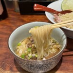 Sammaro - 昆布水をまとった麺との組み合わせはサイコーの一言