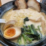 麺の輪 - 特製らぁ麺　まろやか　白湯　ネギ抜き