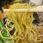 手もみラーメン 十八番 - 手もみラーメン十八番(麺)