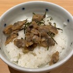 蛤麺しちり - 蛤麺しちり(貝のしぐれ煮ごはん)