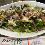 寿司茶屋 桃太郎 - カニサラダハーフ６６０円。ハーフでもたっぷりのボリュームです。新鮮野菜がとても良かったです（╹◡╹）