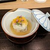 Kamo Soba Totsu - 「スッポンと帆立真丈入り蕎麦がきの蕪蒸し、からすみ乗せ」