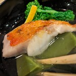 Kamo Soba Totsu - 炙った金目鯛が美味い