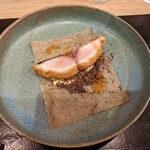 鴨蕎麦 尖 - 「鰆のガレット　トリュフ・タルタルソース」