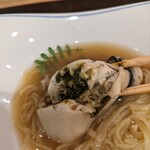 Kamo Soba Totsu - 牡蠣の火通りも絶妙