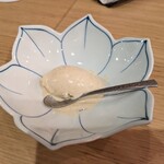 鴨蕎麦 尖 - 手作り「ヴァニラアイスクリーム」