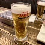 新世界じゃんじゃん横丁 串かつ 勝大 - 生ビールはスーパードライなの？