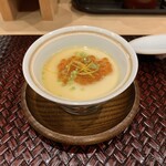 235035862 - 白子の茶碗蒸し（旬恵庵 あら垣）2023.12
