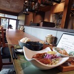 菜食ごはん Rocca - カウンター