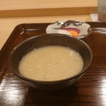 勢麟 - 河豚魚汁の雑炊:計4杯いただきました