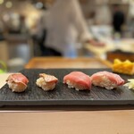 Sushiya Maken - 鮪握り4貫