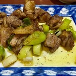 Shusai Gyoshimada - ひね鶏のネギ炒め❗️