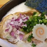 らあめん 常護 - 白湯 塩（こってり地鶏白湯・塩）