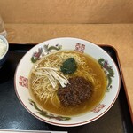 つるや食堂 - 四川肉味噌のせラーメン