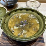 鮨 蓮心 - 鮑茶碗蒸し