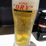 餃子の王将 - 生ビールセットの生ビール