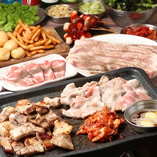 Rising in popularity◎Special all-you-can-eat samgyeopsal!!