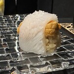 赤坂 鮨大谷 - 剣先イカと馬糞雲丹