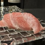 赤坂 鮨大谷 - 鮪の大トロ　長崎の藻塩