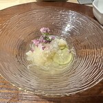 赤坂 鮨大谷 - ツブ貝と白木耳の冷製ビーフン