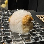 赤坂 鮨大谷 - 剣先イカと馬糞雲丹