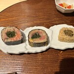 赤坂 鮨大谷 - 巻物３種