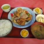 Housen - 酢豚定食（御飯少な目）